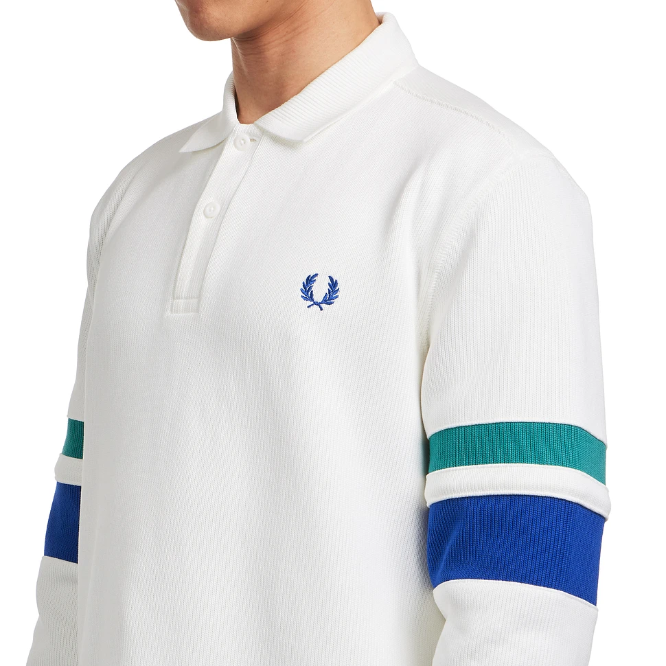 Fred Perry - Tipped Sleeve Collared Sweat