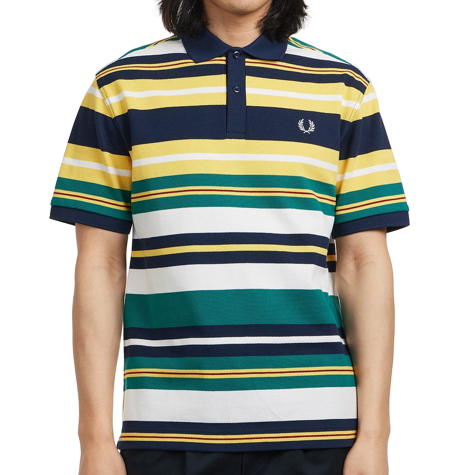 Fred Perry - Striped Relaxed Polo Shirt