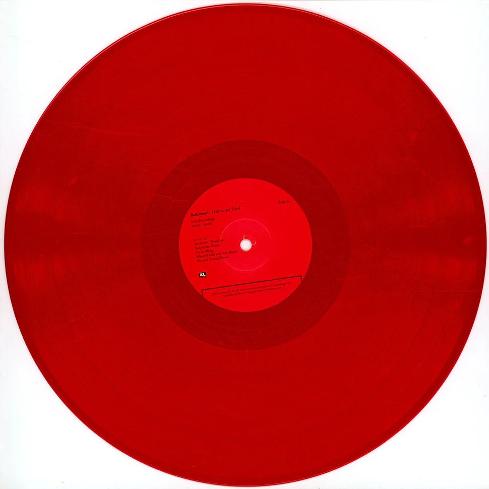 Radiohead - Hail To The Thief (Live Recordings 2003-2009) Red Vinyl Edition