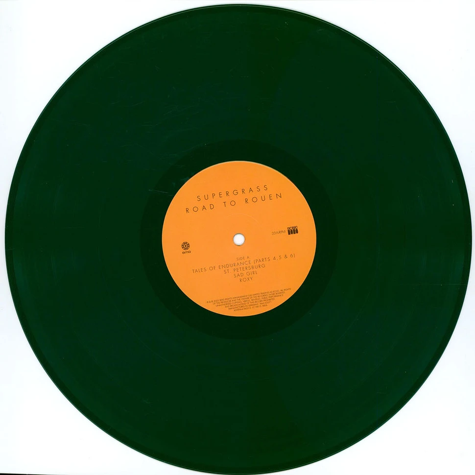 Supergrass - Road To Rouen 20th Anniversary Edition Green Vinyl
