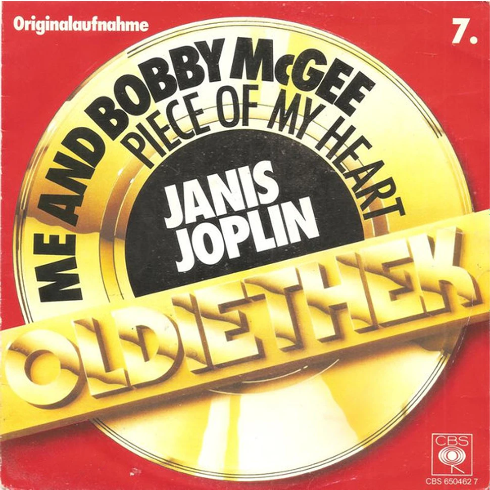 Janis Joplin Me And Bobby McGee Piece Of My Heart Vinyl