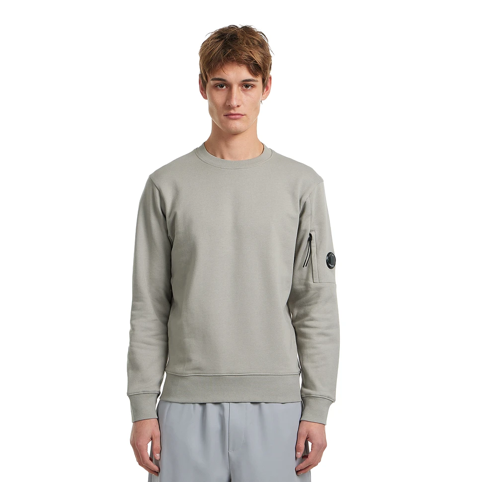 C.P. Company - Diagonal Raised Fleece Crewneck Lens Sweatshirt