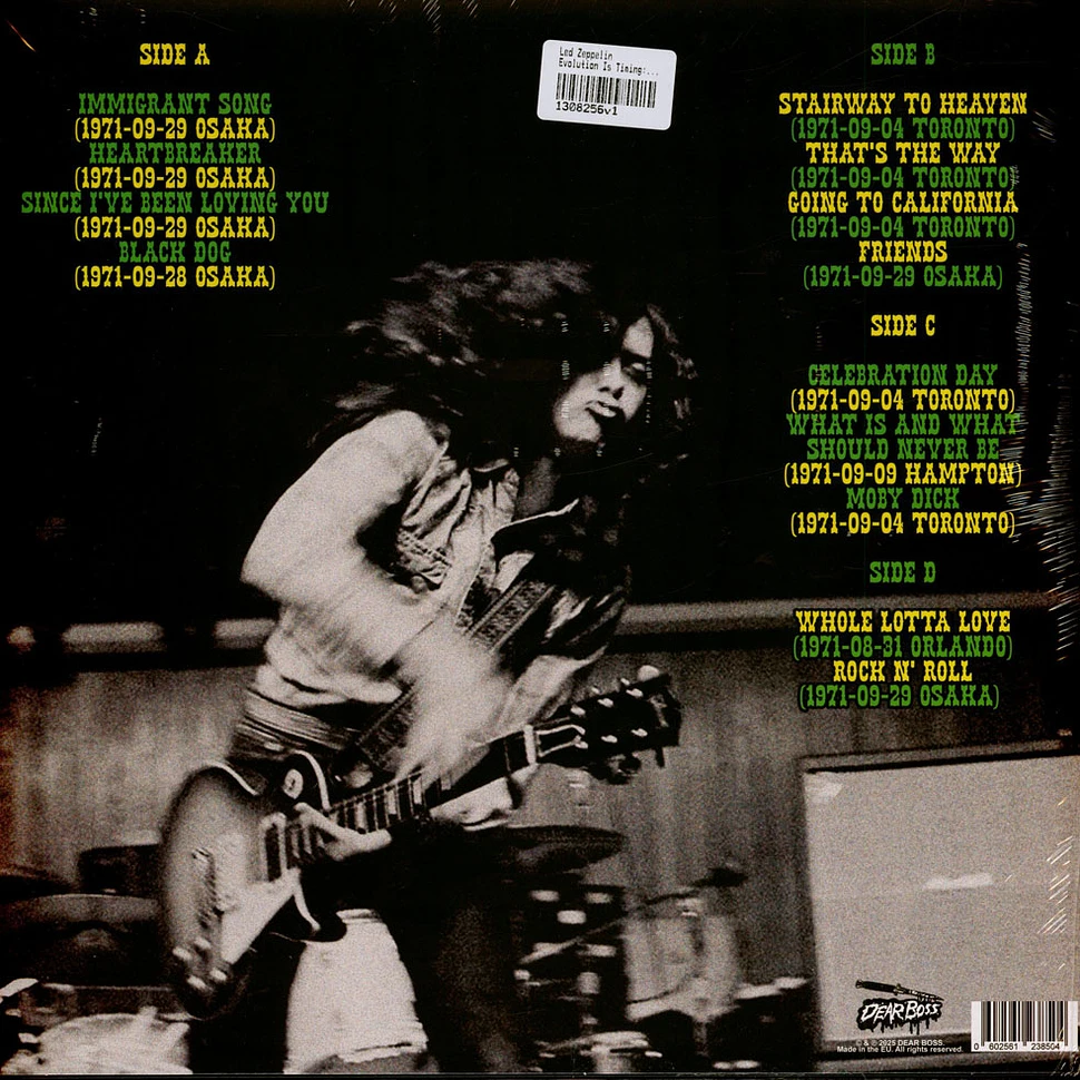 Led Zeppelin - Evolution Is Timing: 1971 Radio Sessions Yellow
