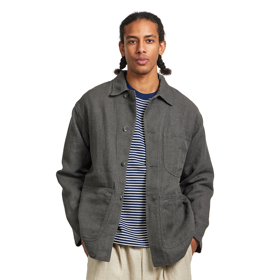 Beams Plus - Mil Chore Jacket Cotton Linen (Grey) | HHV