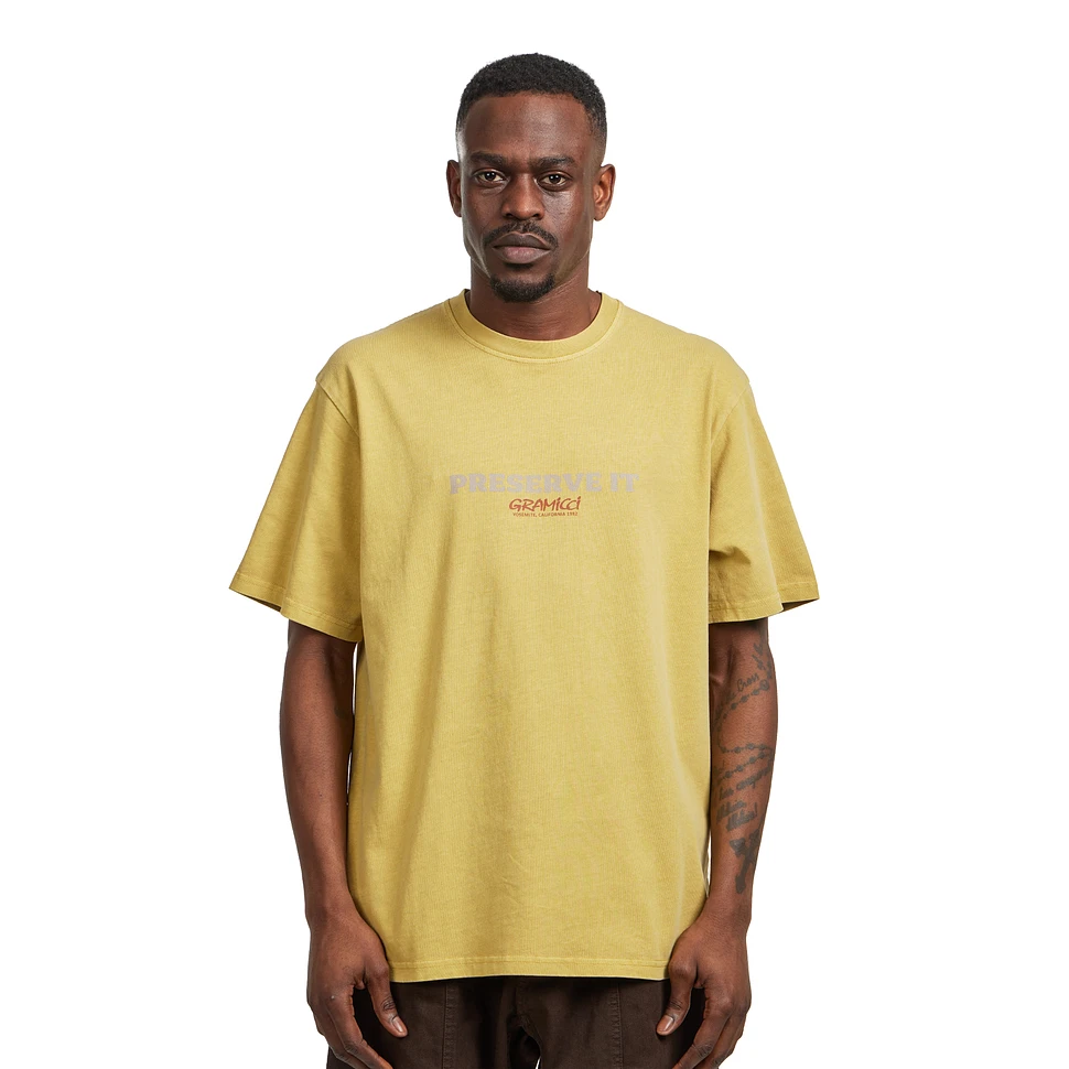 Gramicci - Footprints Tee Pigment Dyed