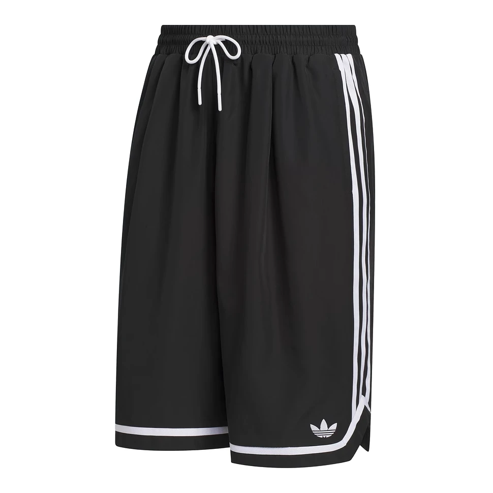 adidas - Originals Basketball Long Short (Black) | HHV