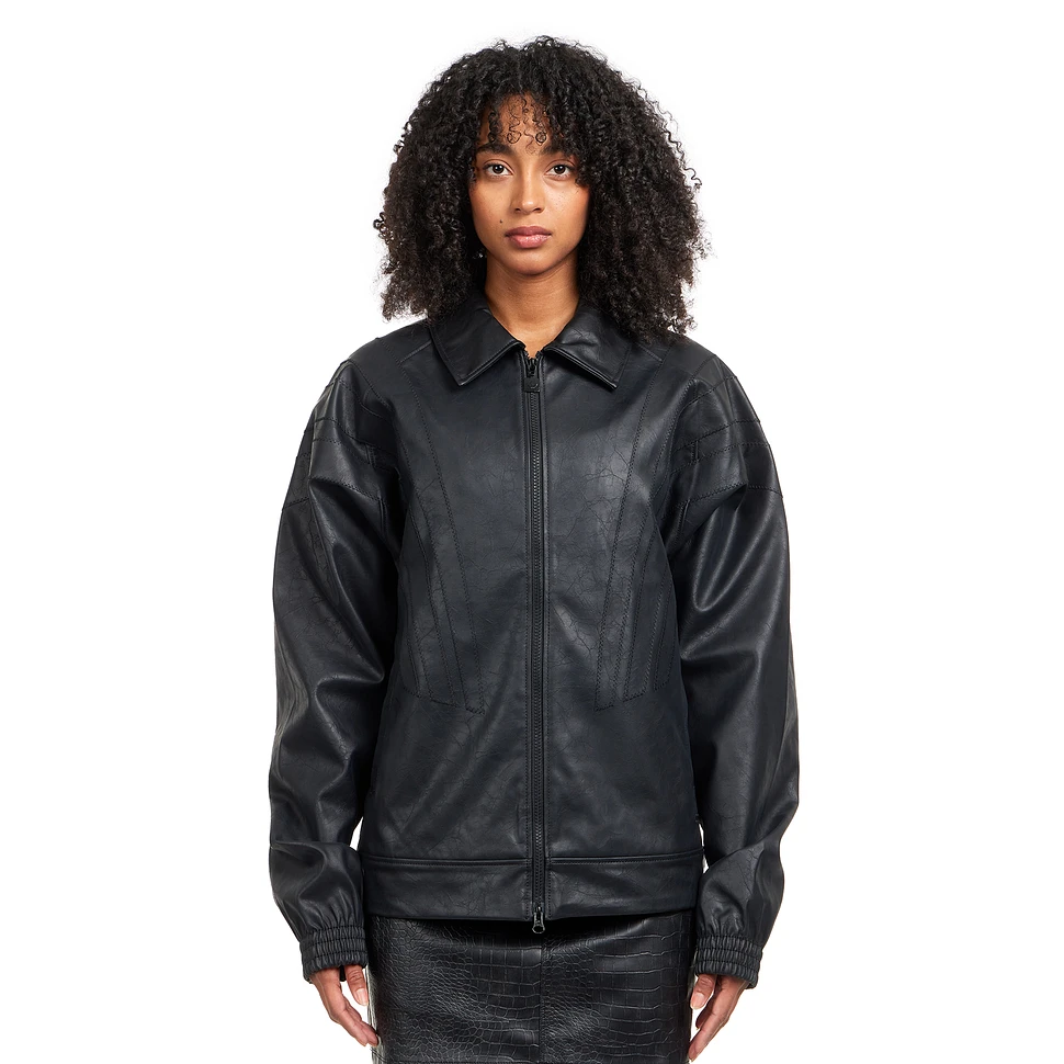 adidas - Santiago Pleather Jacket (Black) | HHV