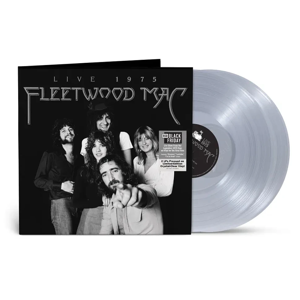 Fleetwood Mac - Fleetwood Mac: Live 1975 Black Friday Record Store Day 2025 Clear Vinyl Edition