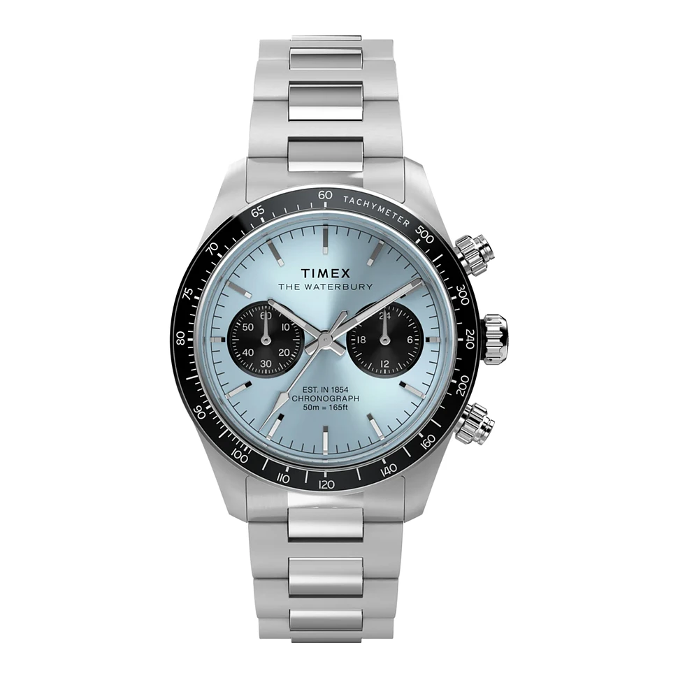 Timex Archive - Waterbury Heritage Chronograph Watch (Sst Case / Ice ...