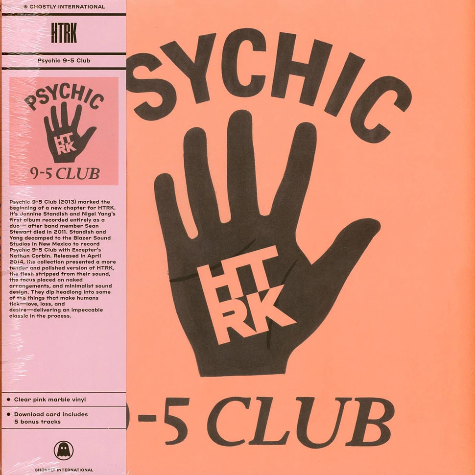 HTRK - Psychic 9-5 Club Clear W Pink Swirl Vinyl Edition - Vinyl