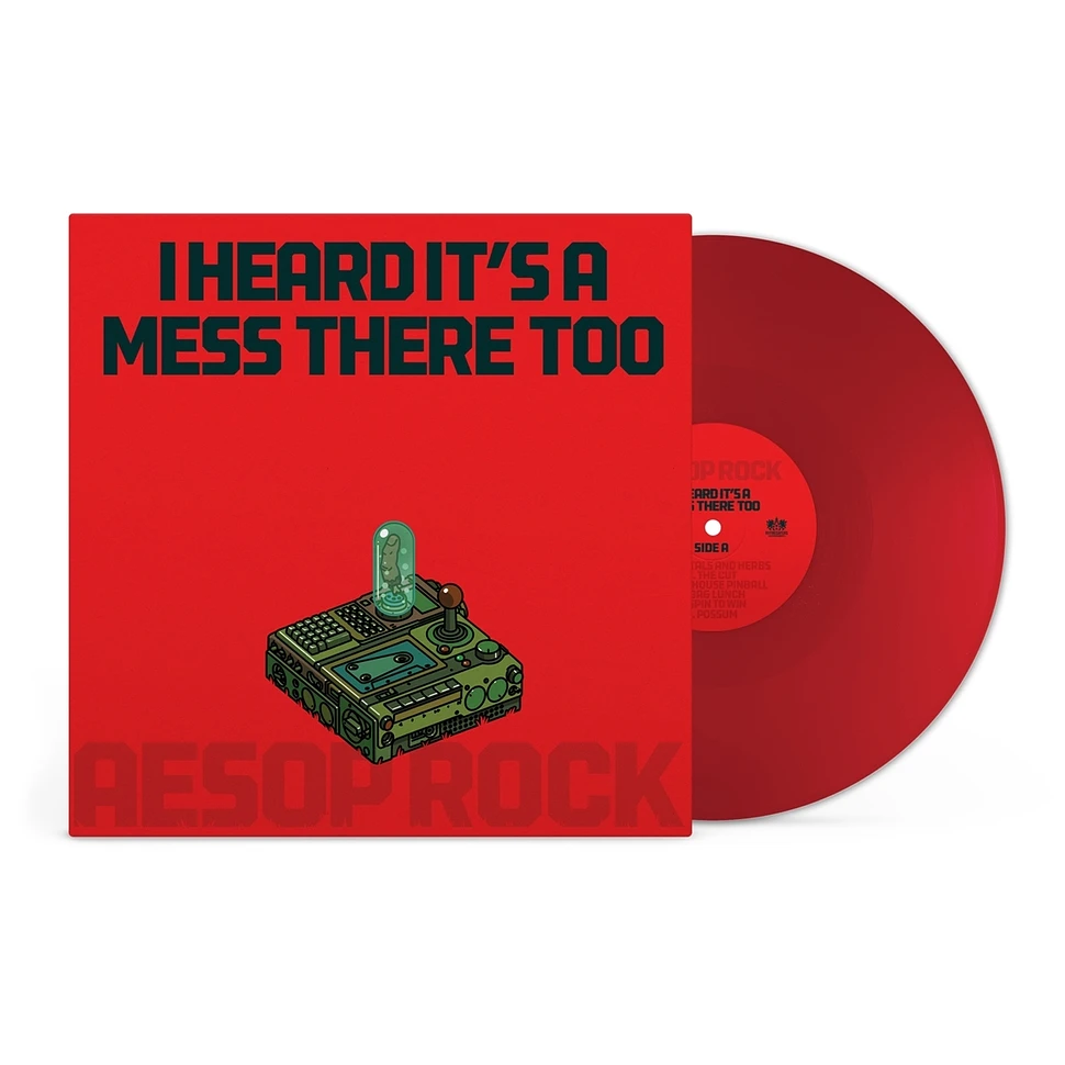 Aesop Rock - I Heard It's A Mess There Too Apple Red Vinyl Edition