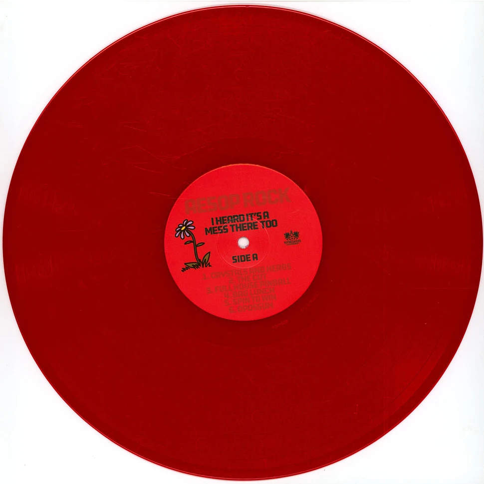 Aesop Rock - I Heard It's A Mess There Too Apple Red Vinyl Edition