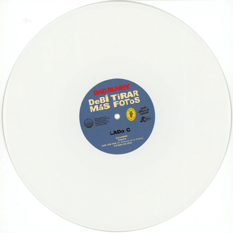 Bad Bunny - Debi Tirar Mas Fotos White Vinyl Edition - Vinyl 2LP