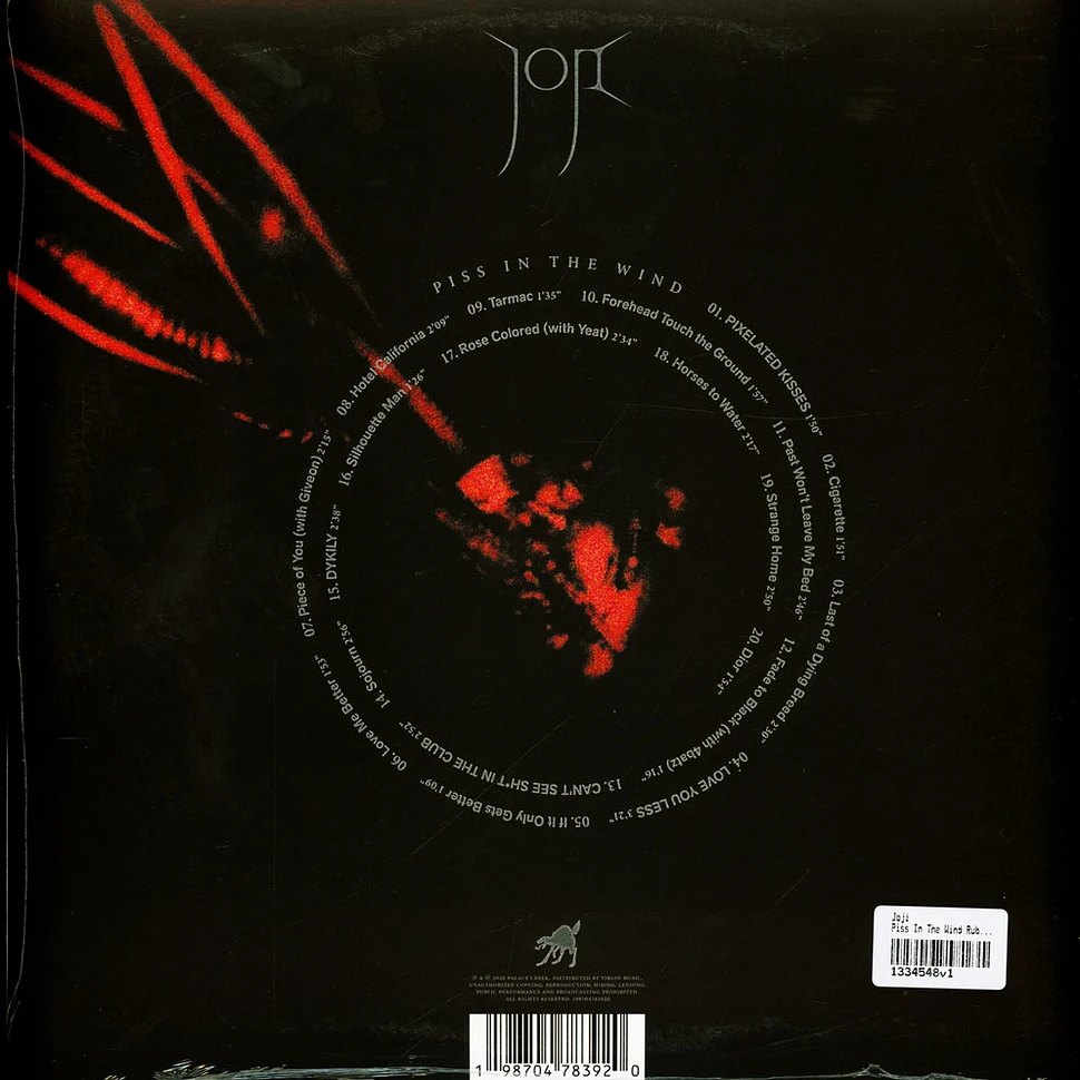 Joji - Piss In The Wind Ruby Black Wave Colored Vinyl Edition