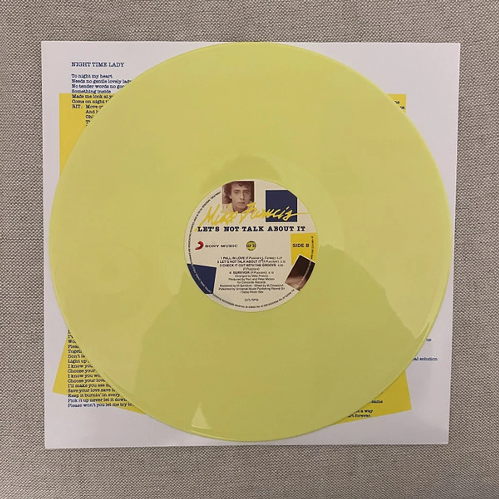 Mike Francis - Let's Not Talk About It - Vinyl LP - 2023 - IT
