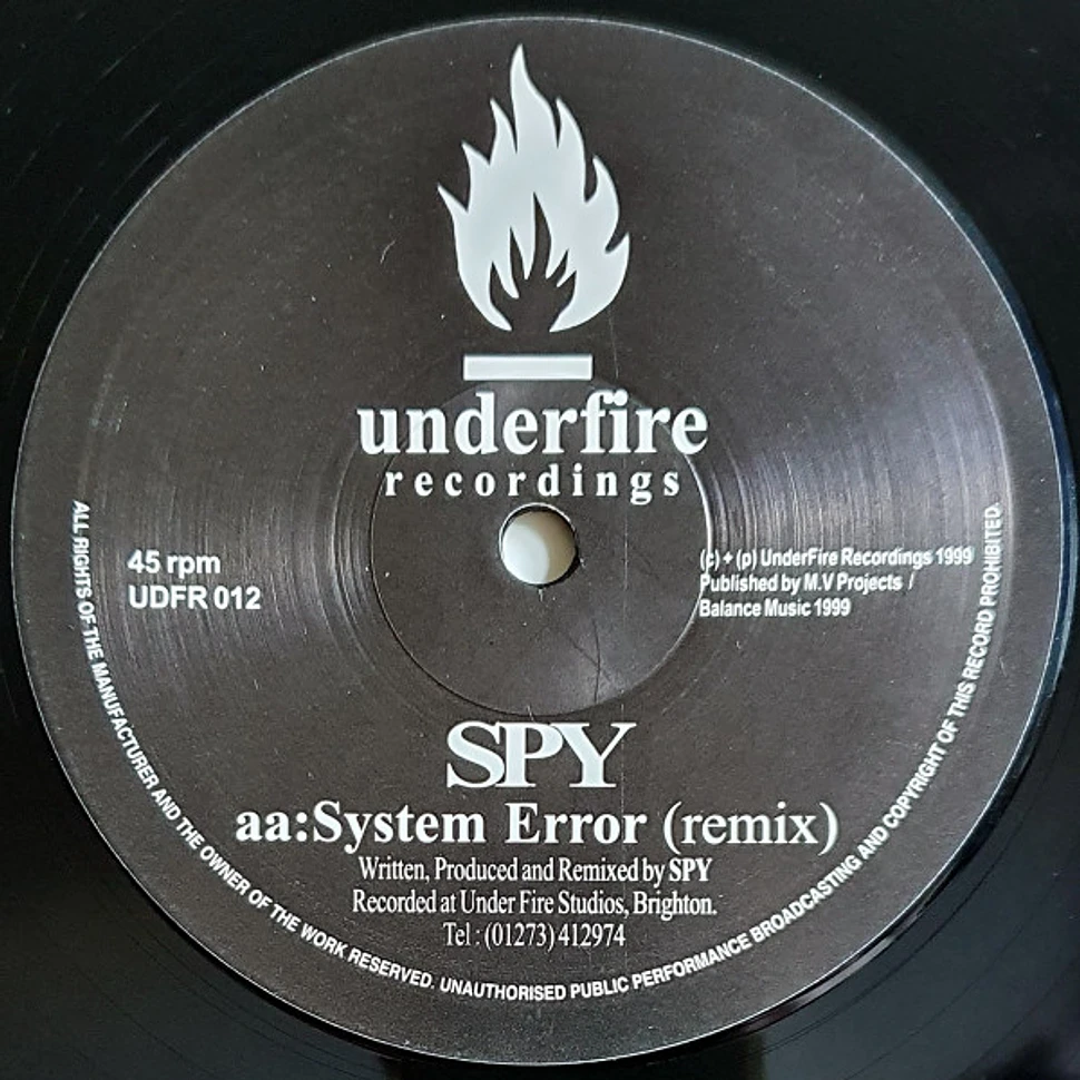 Red Remix Spy - The Way (DJ Red Remix) / System Error (Remix) - Vinyl 12