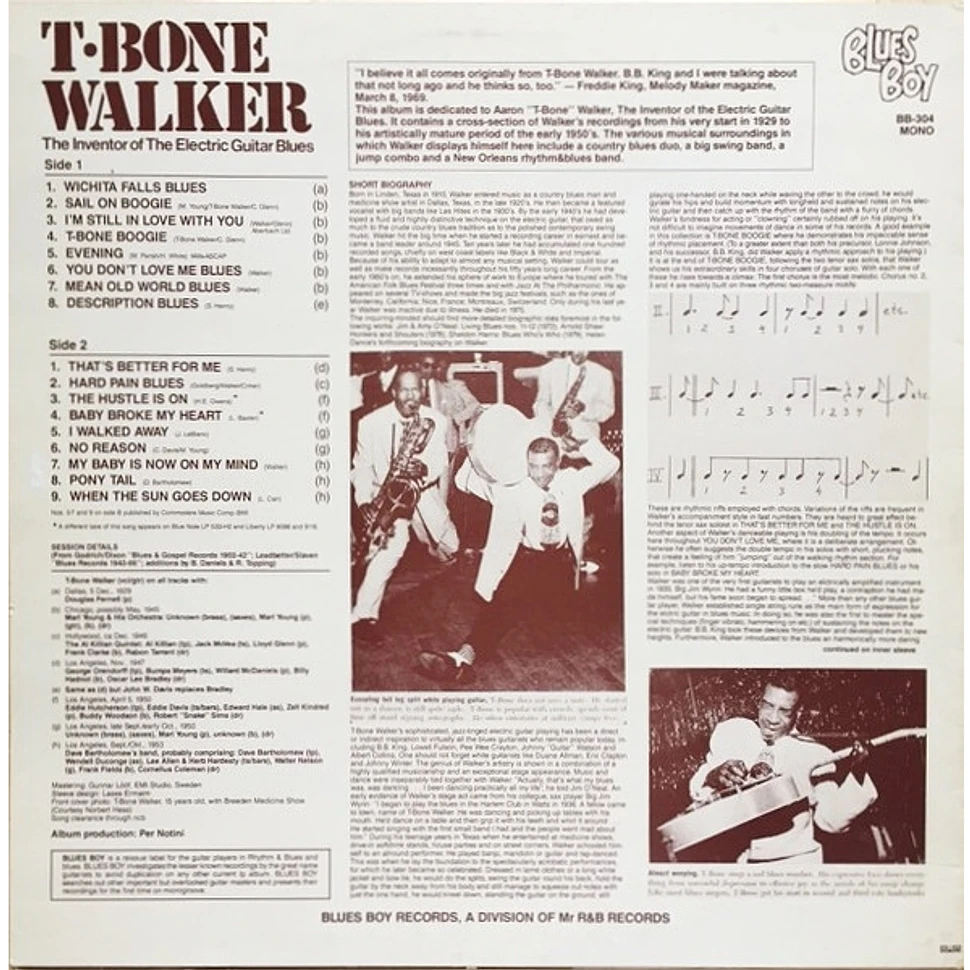 T-Bone Walker - The Inventor Of The Electric Guitar Blues - Vinyl LP ...