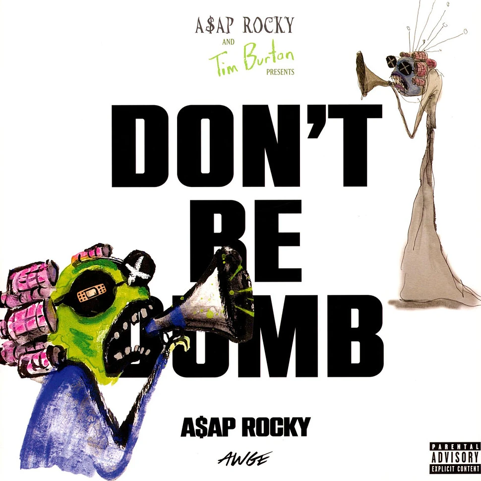 A$AP Rocky - Don't Be Dumb Black & White Vinyl Edition