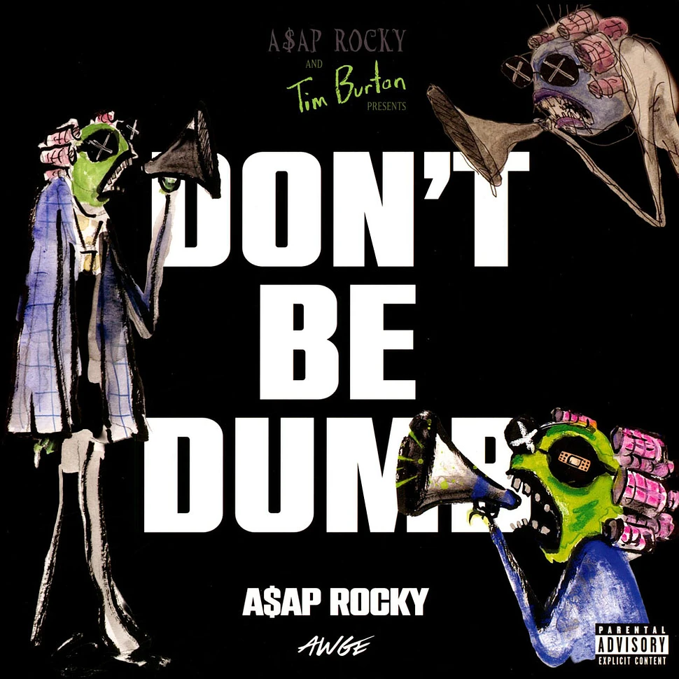 A$AP Rocky - Don't Be Dumb Black & White Vinyl Edition