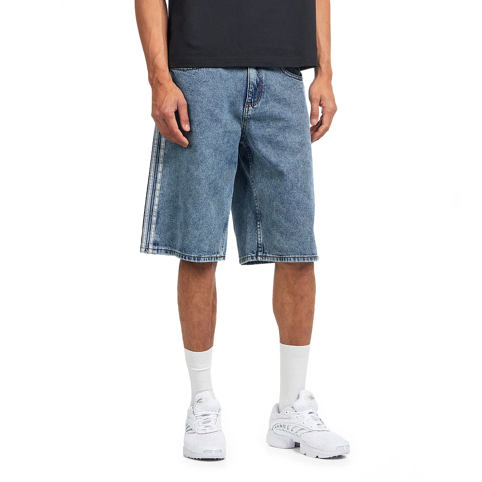 Firebird Adicolor Denim Jorts Mid-Rise Straight Leg