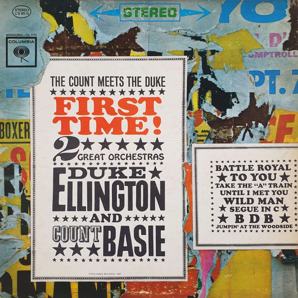 Duke Count Duke Ellington And Count Basie - First Time! The Count Meets The Duke ...