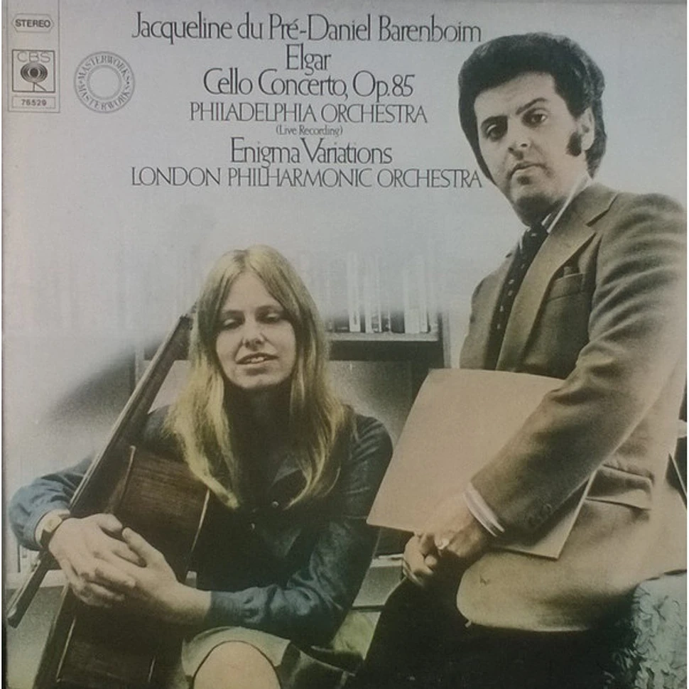Sir Edward Elgar, Jacqueline Du Pré, Daniel Barenboim, The Philadelphia ...
