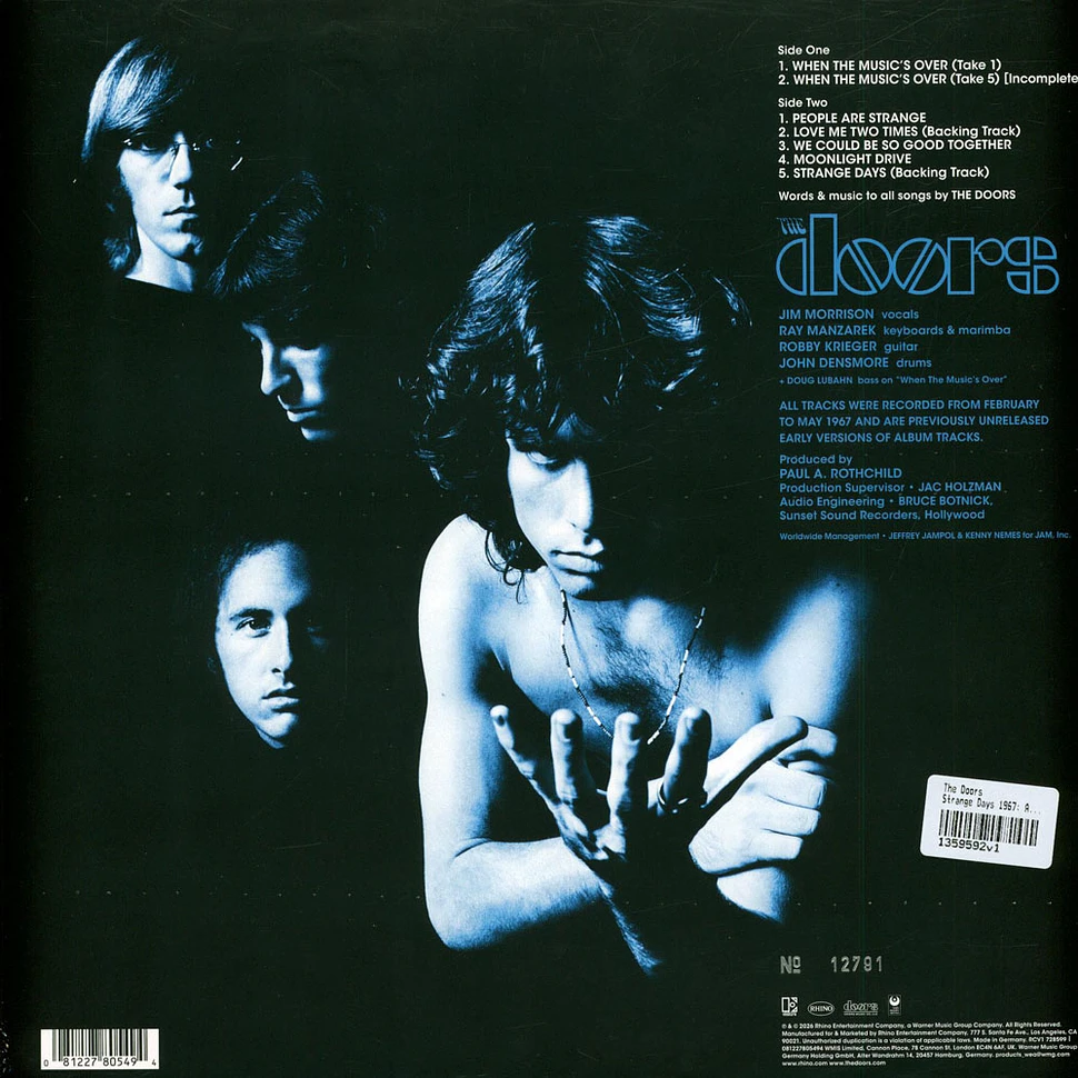 The Doors - Strange Days 1967: A Work In Progress Part 2 Record