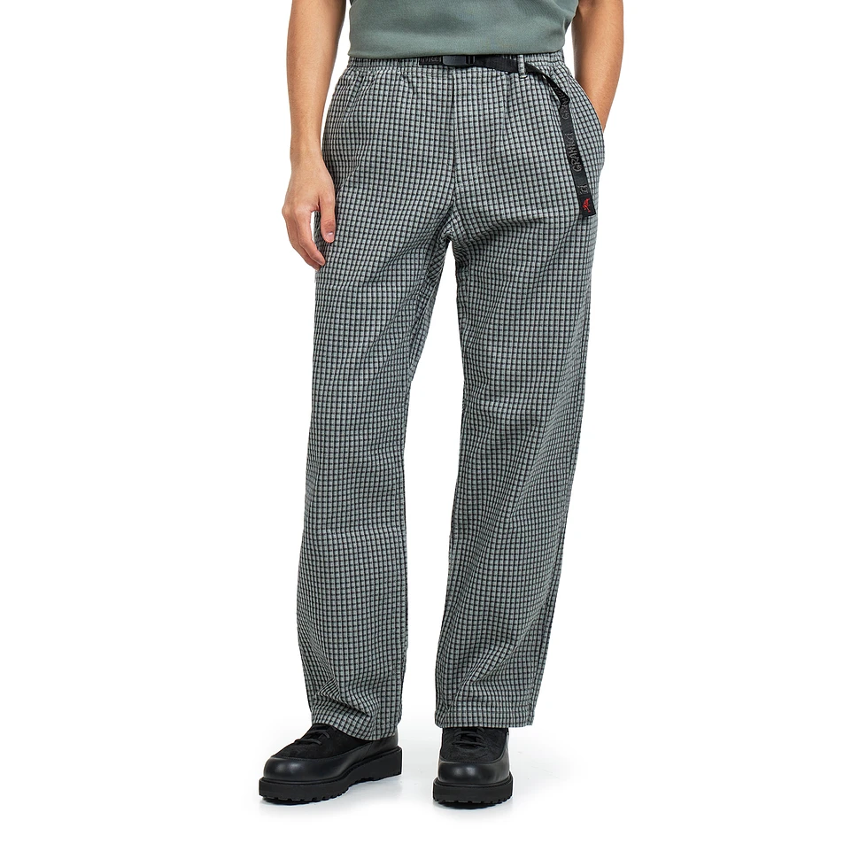 Dobby Plaid Gramicci Pants Straight Fit