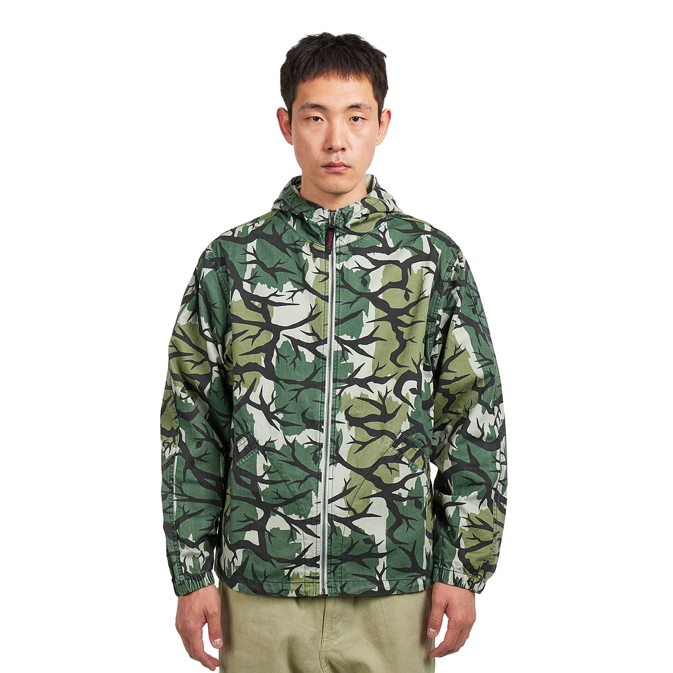 Herringbone Hooded Jacket