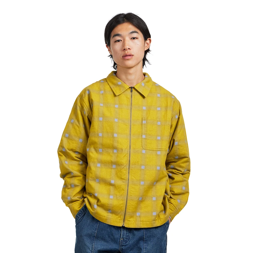 Zip-Up Insulated Flannel Shirt