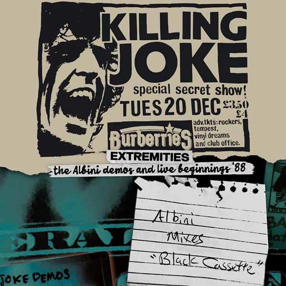 Killing Joke - Extremities The Albini Demos And Live Beginnings 88 Black Vinyl Edition