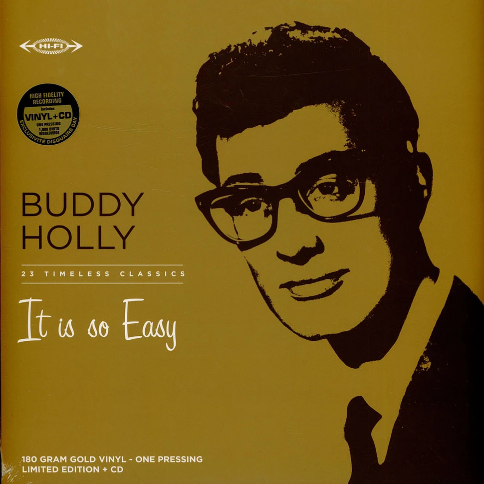 Buddy Holly - It Is So Easy Record Store Day 2026 Edition - Vinyl