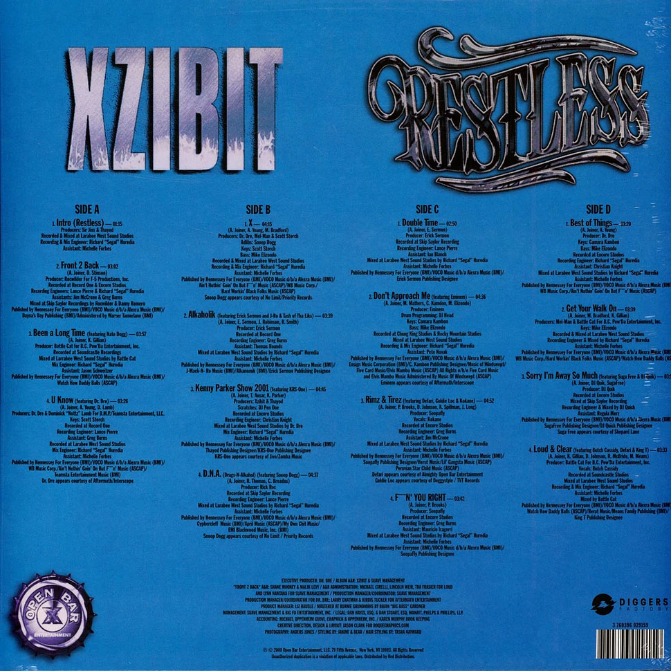 XZIBIT : Restless 2枚組 12\