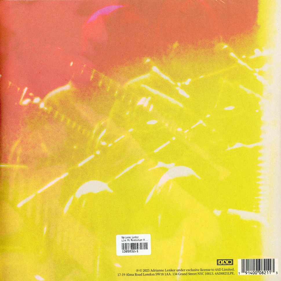Adrianne Lenker - Live At Revolution Hall Record Store Day 2026