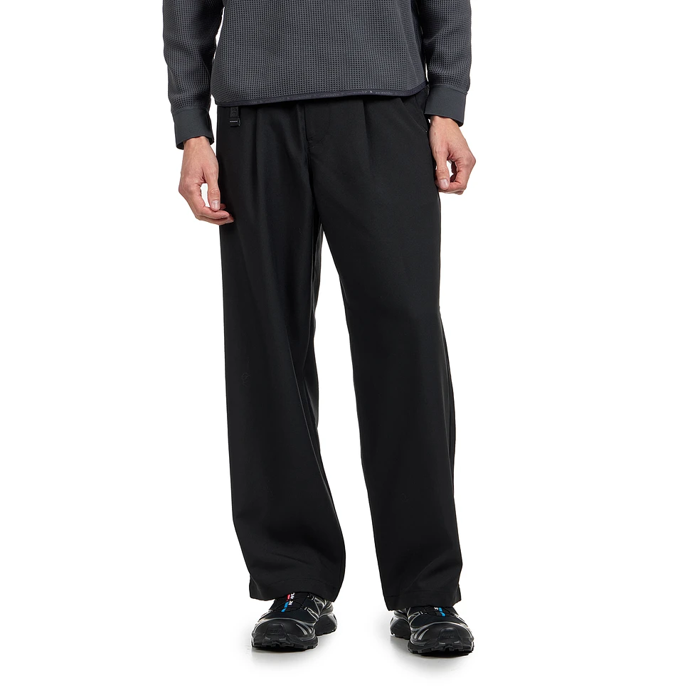 Pe Melange Twill Wide Pants