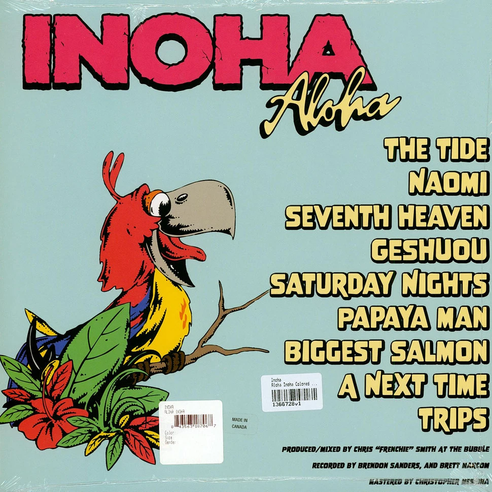Inoha - Aloha Inoha Colored Vinyl Edition - Vinyl LP - 2026 - US ...
