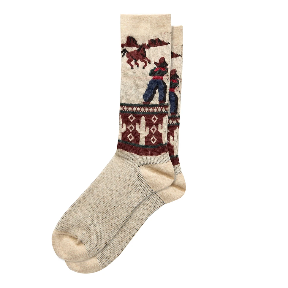 Western JQ Crew Socks