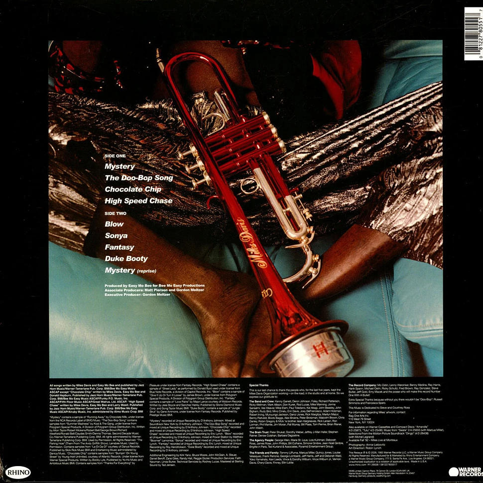 Miles Davis - Doo-Bop - Vinyl LP - 1992 - US - Reissue | HHV