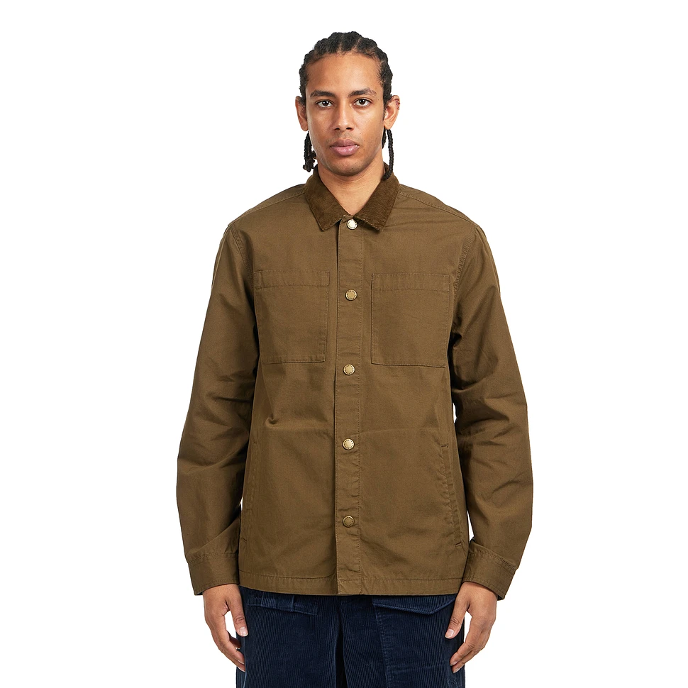 Cord Collar Twill Overshirt