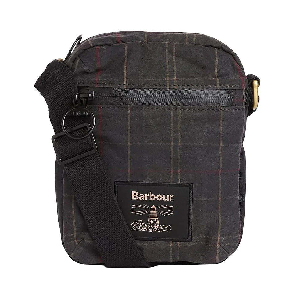 Field Tartan Wax Crossbody Bag