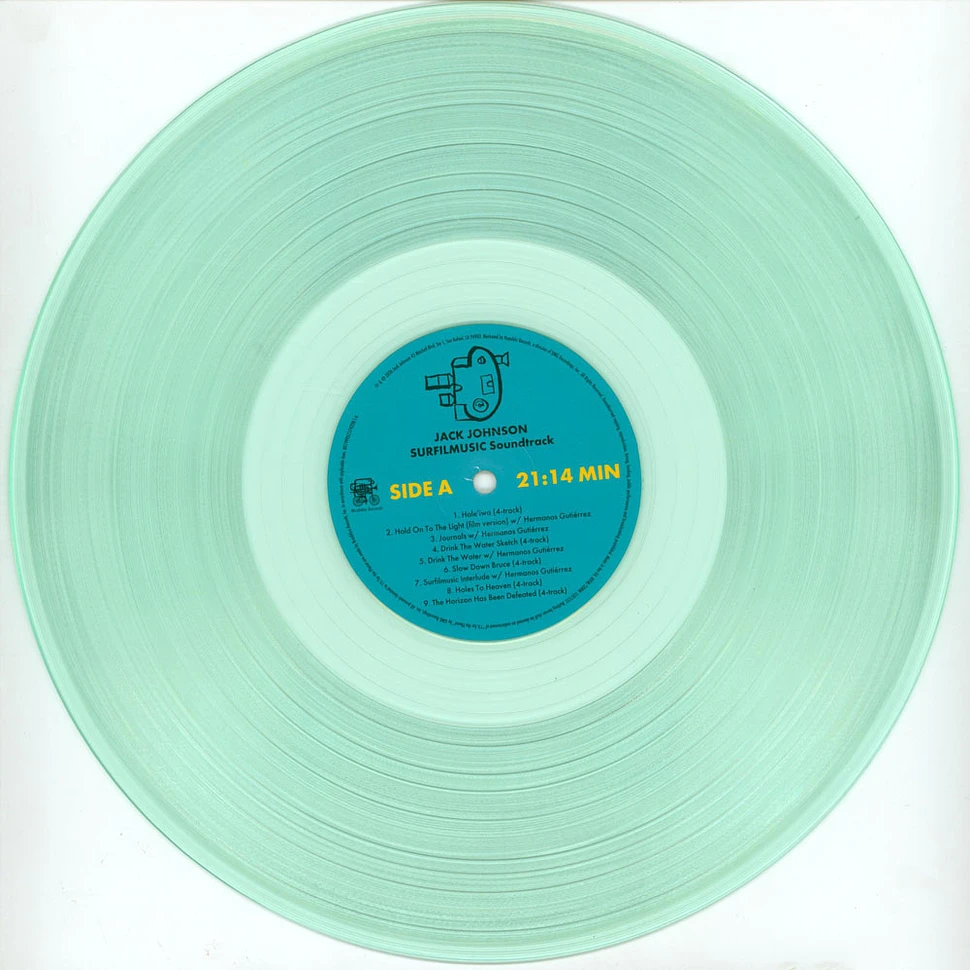 Jack Johnson - Surfilmusic Soda Pop Bottle Blue Vinyl Edition