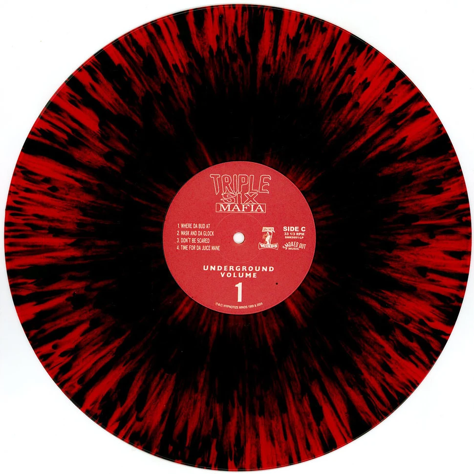 Triple Six Mafia - Underground Vol 1: 1991-1994 Red Black Vinyl