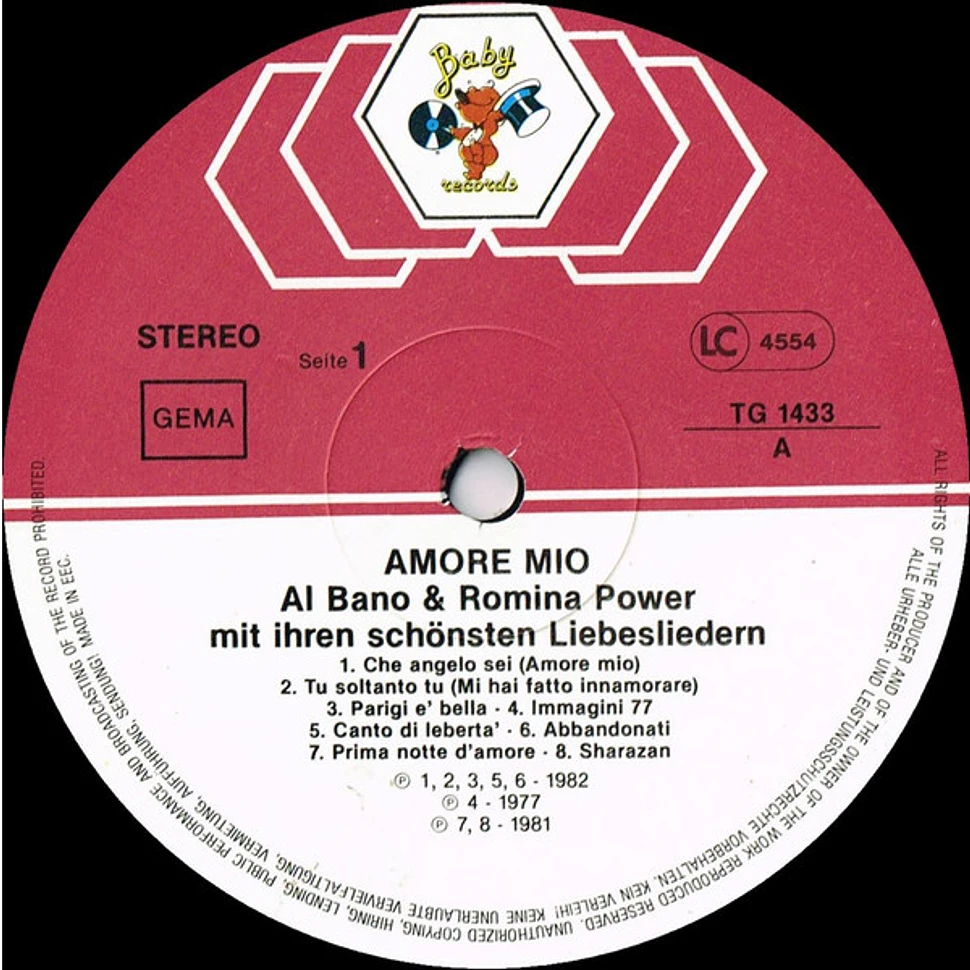Xo2 Power Amor Al Bano & Romina Power - Amore Mio - Vinyl LP - 1983 - DE - Original | HHV