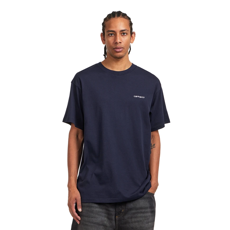 S/S Script Embroidery T-Shirt