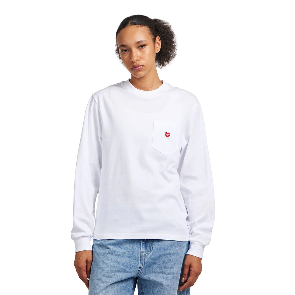 W' L/S Pocket Small Heart T-Shirt
