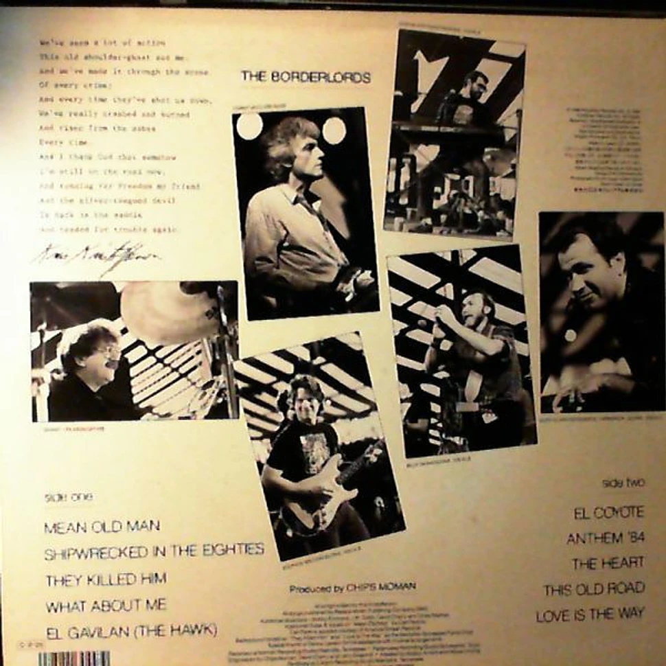 Kris Kristofferson And The Borderlords - Repossessed - Vinyl LP - 1986 ...