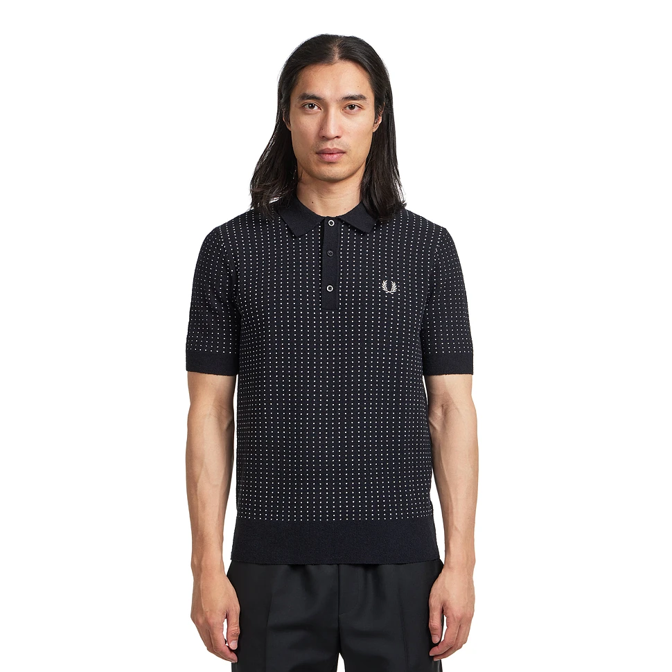 Boucle Dot Knitted Shirt