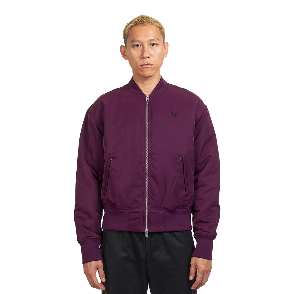 Quilted Tennis Bomber Jacket