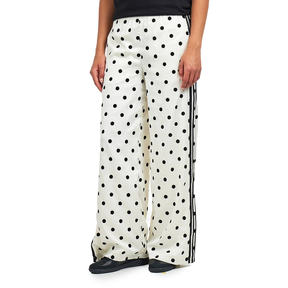 Satin Polka Dots Wide Leg Pants