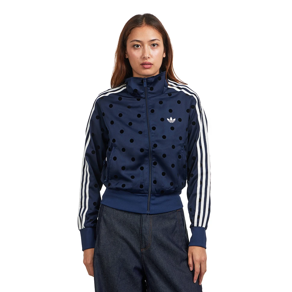 Satin Polka Dots Track Top Track Top